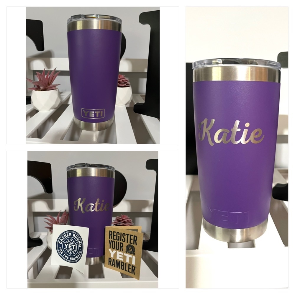 NEW! YETI 20oz Tumbler “Katie”